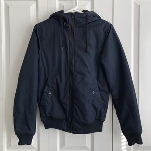 Dark Blue Jacket with Hood
